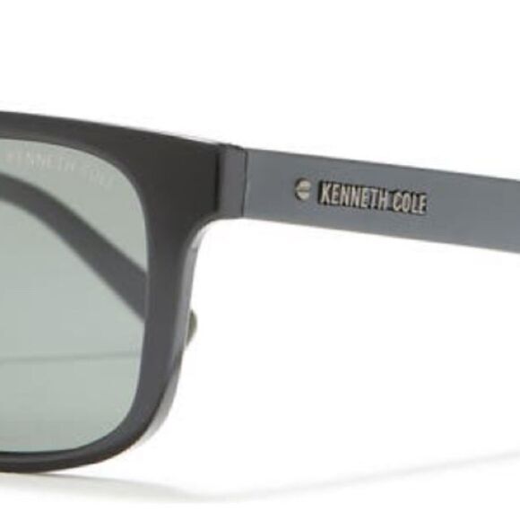 Kenneth Cole 55mm Rectangle Sunglasses‎ main image 4